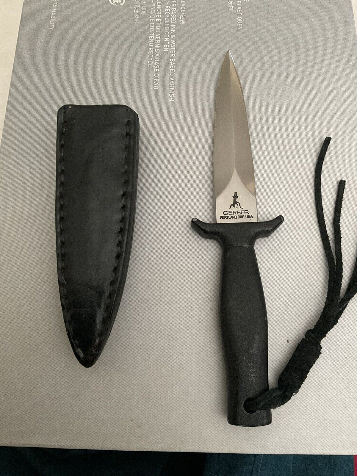 Vintage Gerber Mark 1 Boot Knife Dagger