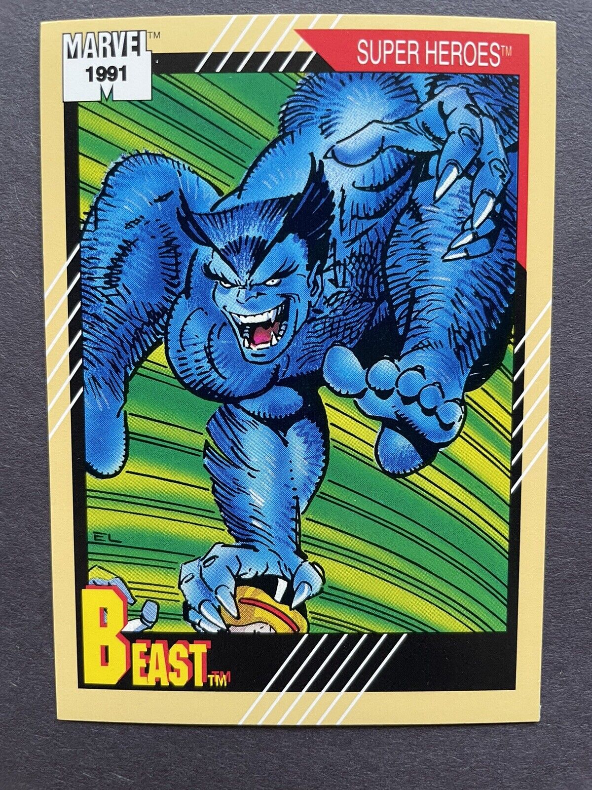 1991 Marvel Impel Card #40 Beast