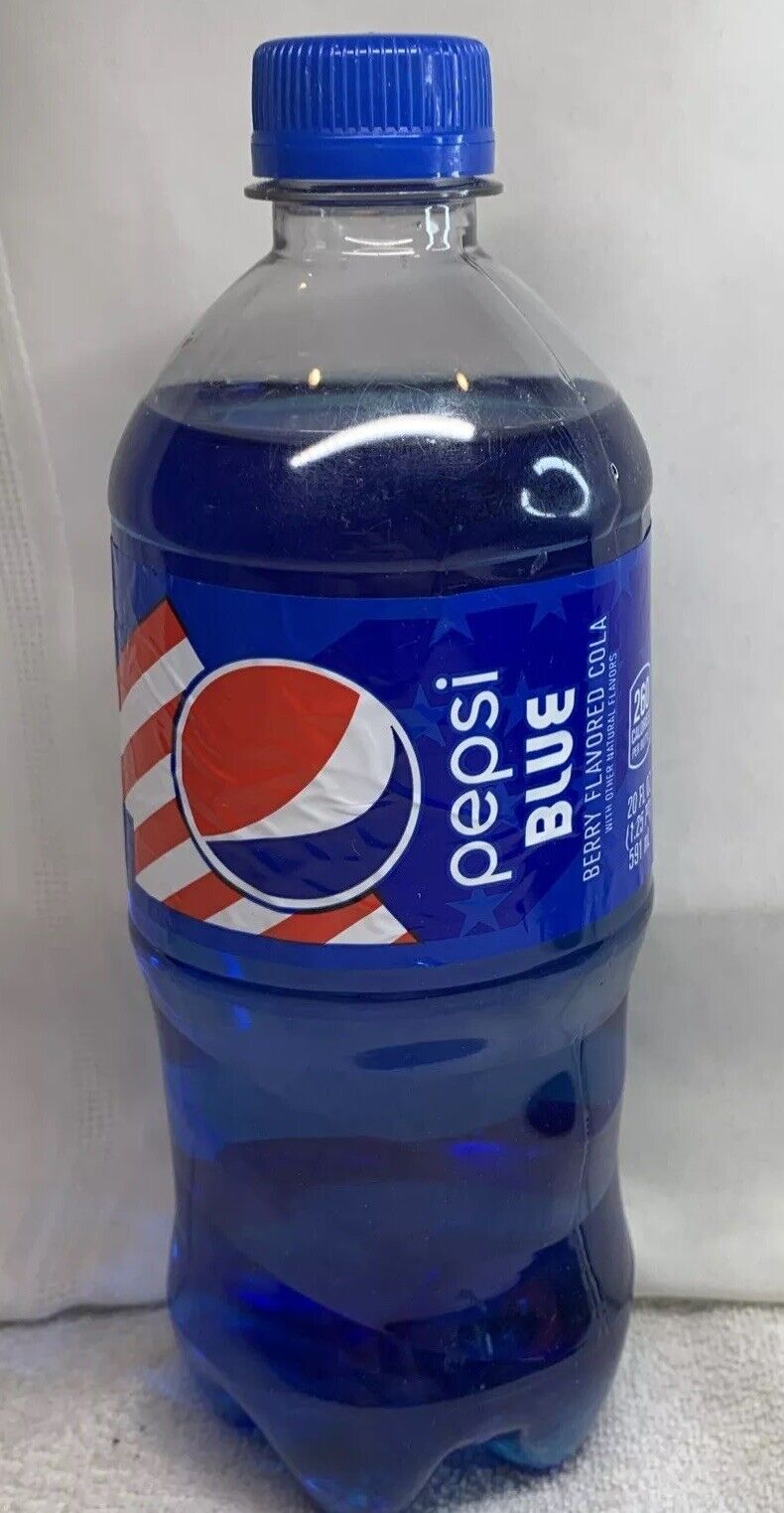 2021 Pepsi Blue Soda - Single Bottle (20oz)