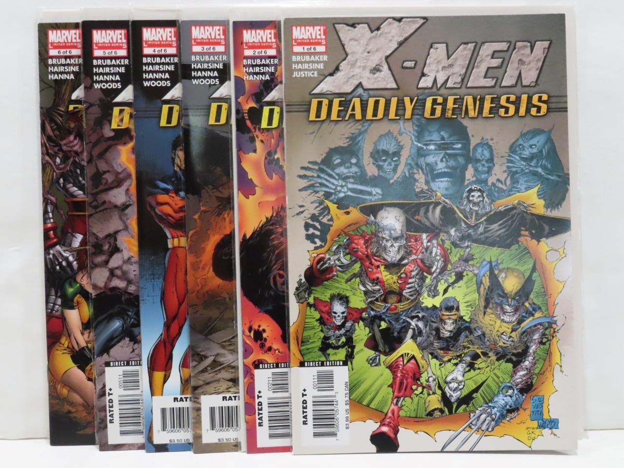 Marvel Deadly Genesis #1 2 3 4 5 6 Complete Set First Vulcan X-Men '97 2006 NM