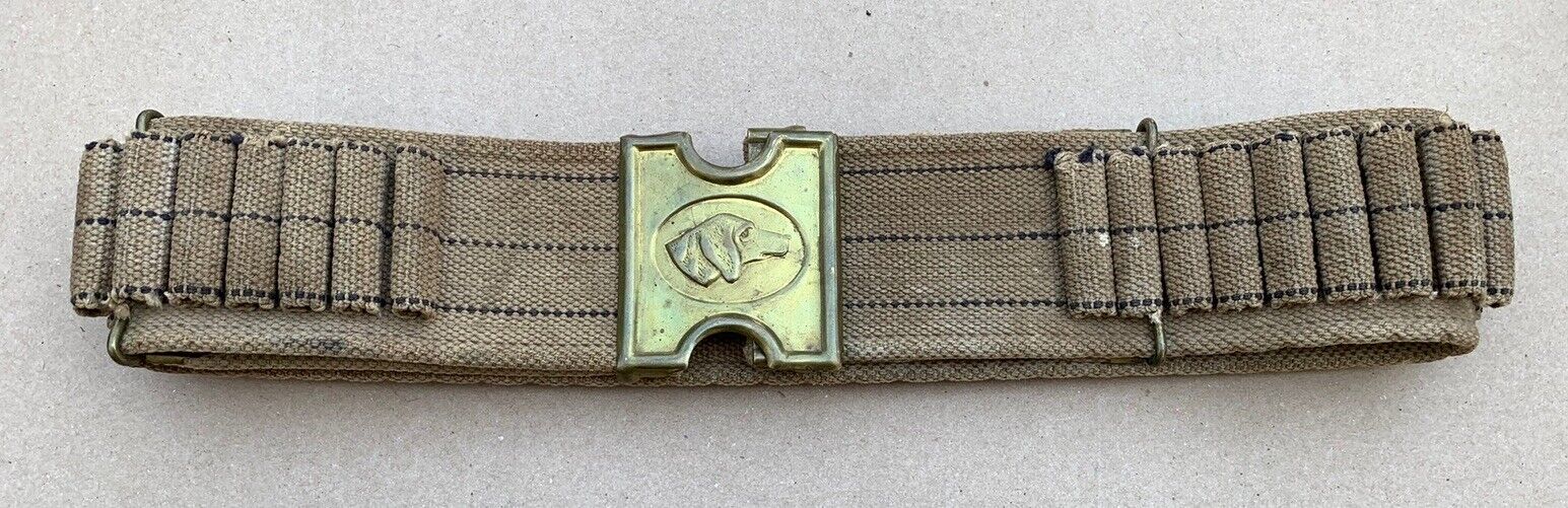 Anson Mills Woven Catridge Belt Co. Rifle Ammo Belt