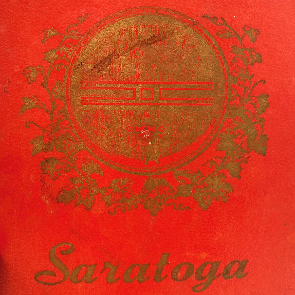 1950s Saratoga Restaurant Menu Sunset Strip Hollywood Los Angeles California
