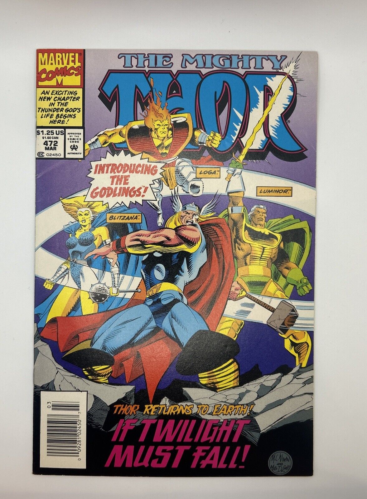 The Mighty Thor Vol 1 # 472 1994