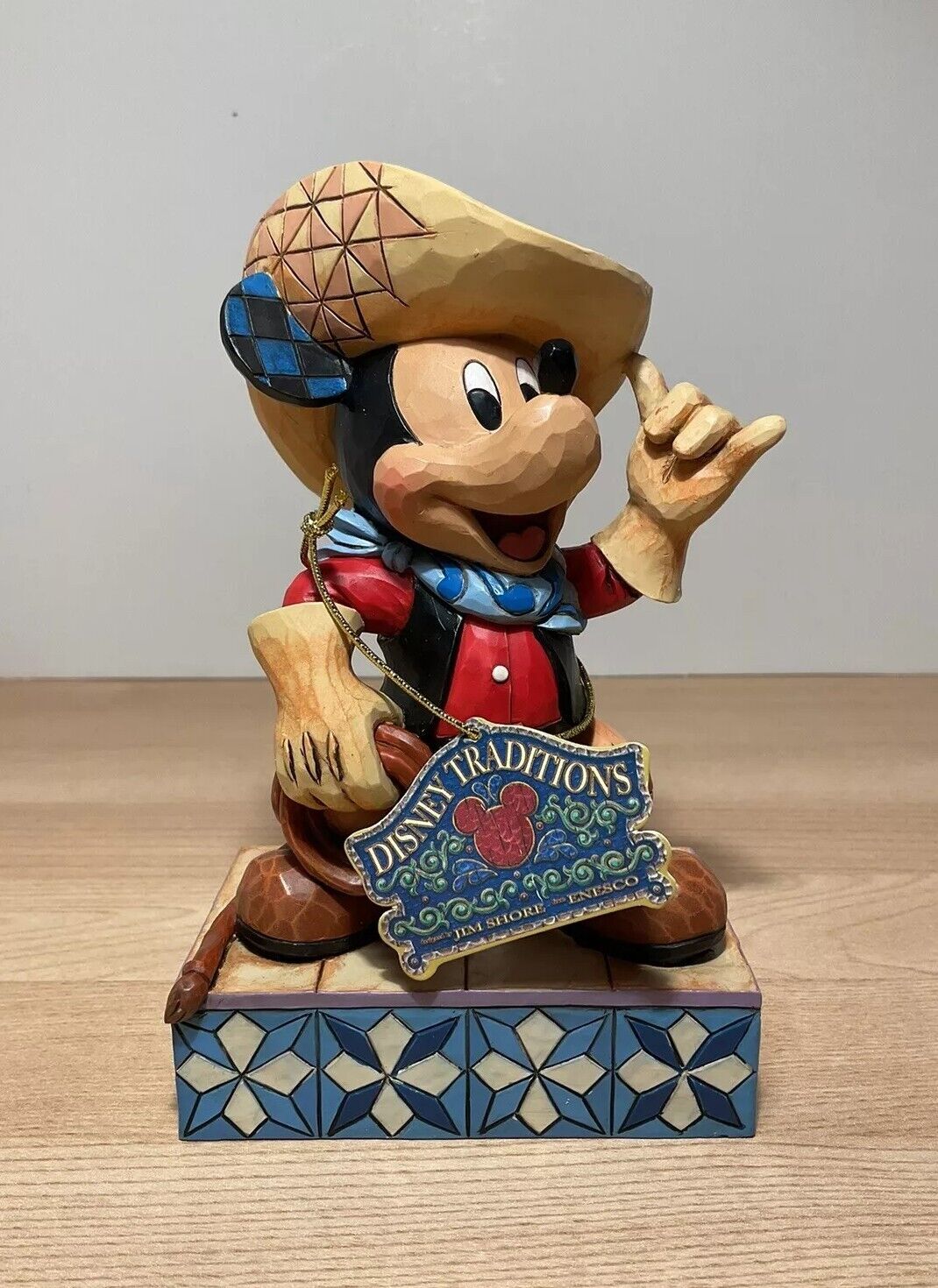 Disney Traditions Jim Shore Cowboy Mickey Mouse Figurine Roundup Mickey Enesco