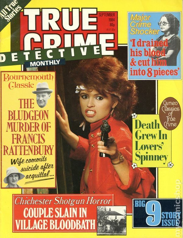 True Crime UK Edition Sep 1984 VG 1983 Stock Image Low Grade