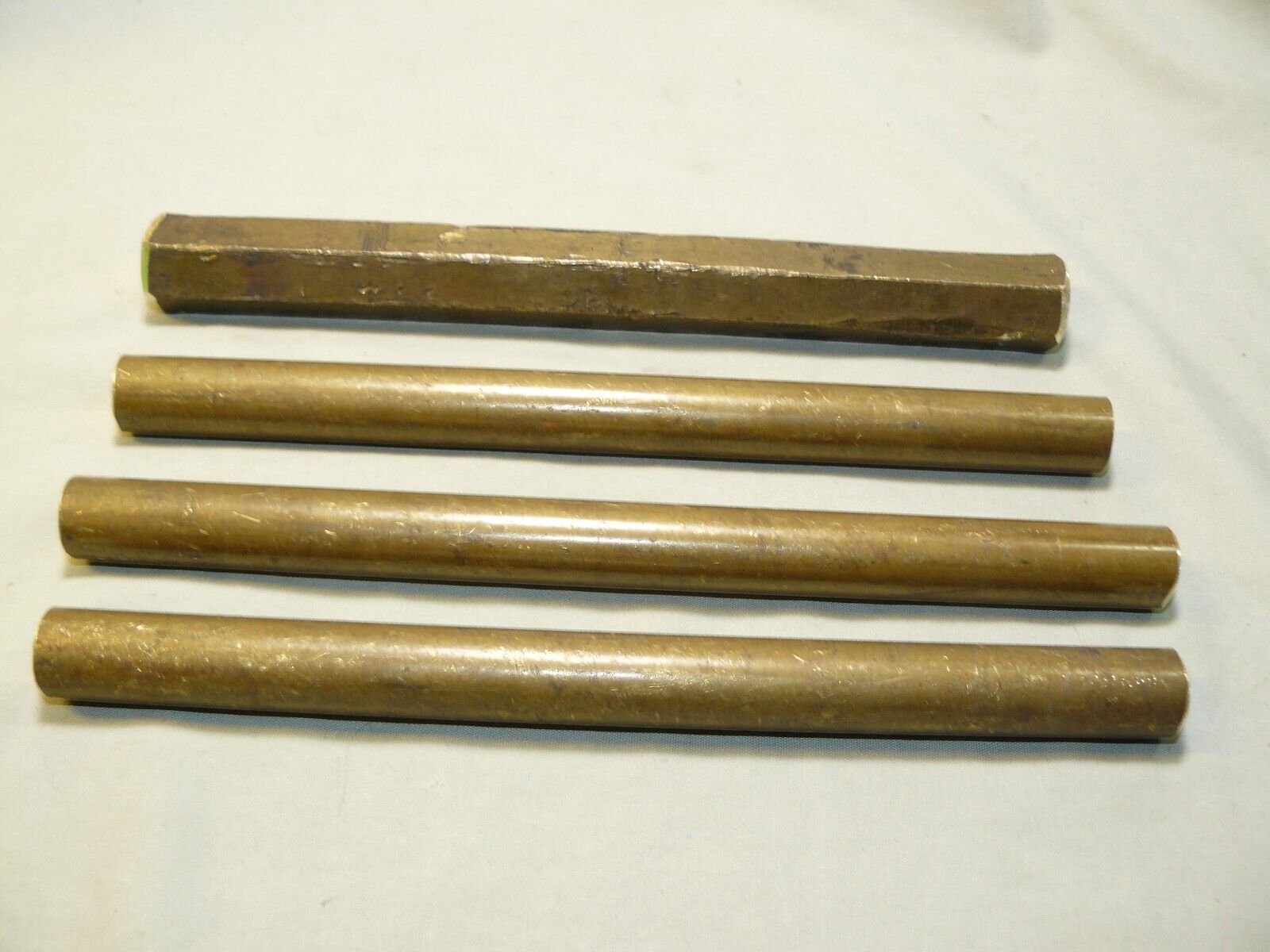 Lot of Four Brass Rods