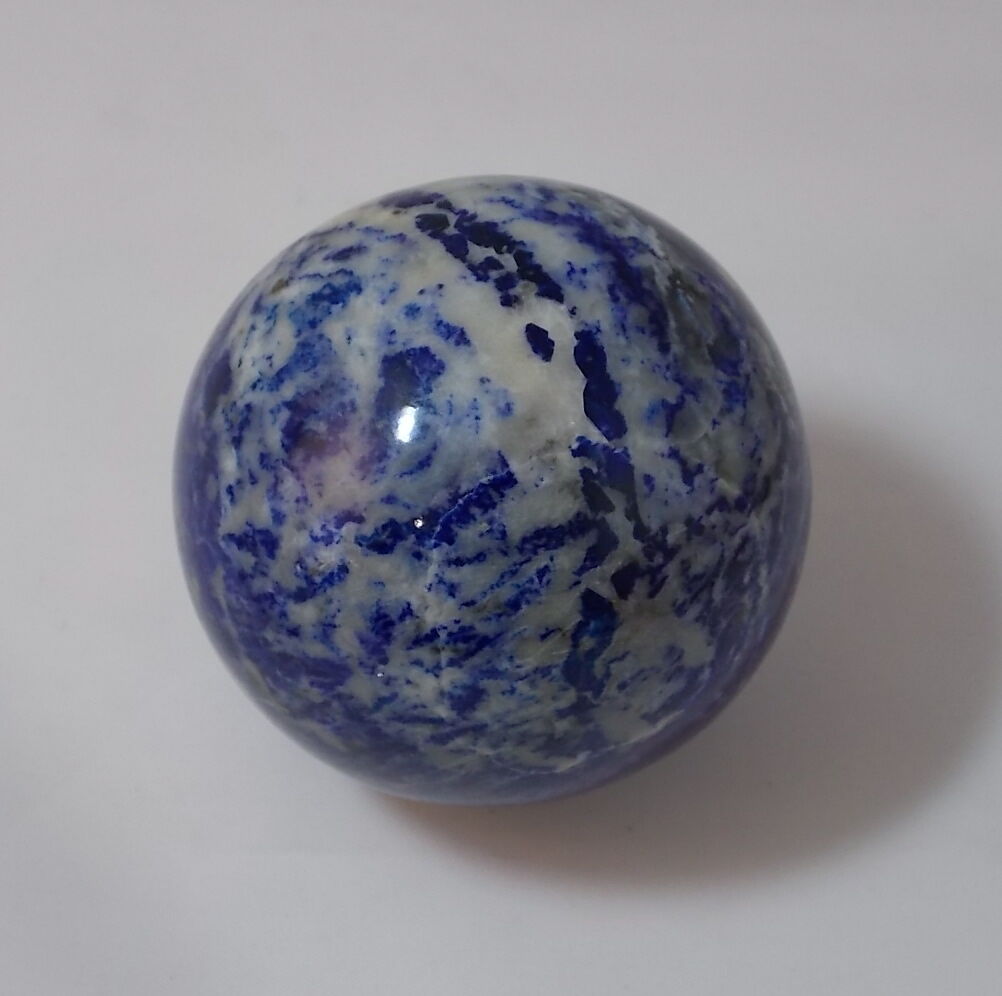 Ural Russian Blue Lapis Lazuli Orb Sphere Psycic Energy Healing Stone 317gr 60mm
