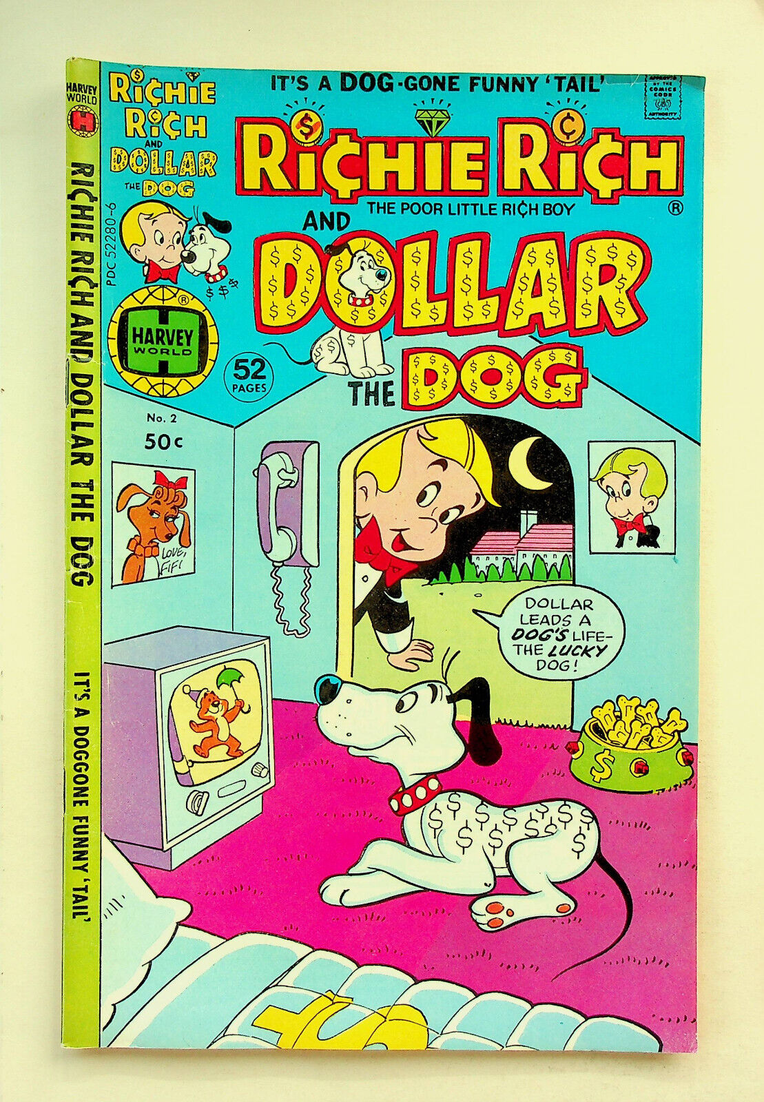 Richie Rich and Dollar the Dog #2 (Feb 1978, Harvey) - Good/Very Good