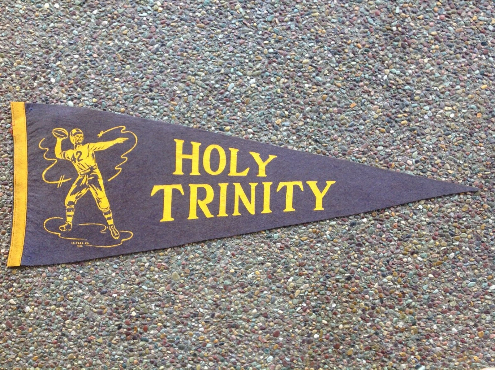 1950\'s  HOLY TRINITY HIGH SCHOOL  Pennant  The Tigers of Chicago, Illinois
