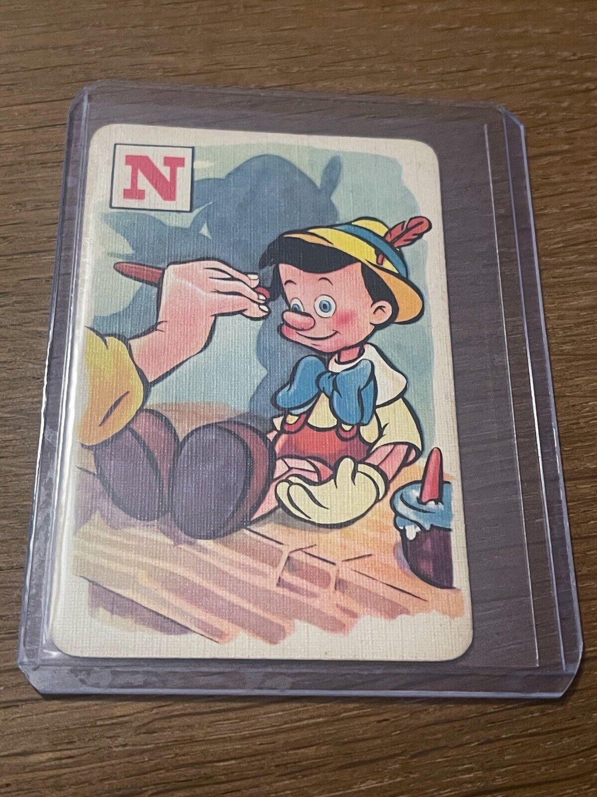 WALT DISNEY 🎥 1940 Castell PINOCCHIO Card Game Card VERY RARE DISNEYANA