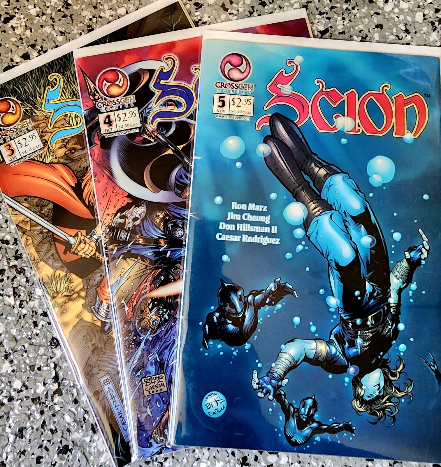 SCION #3, 4, 5 First Printing (2000) - CrossGeneration Comics