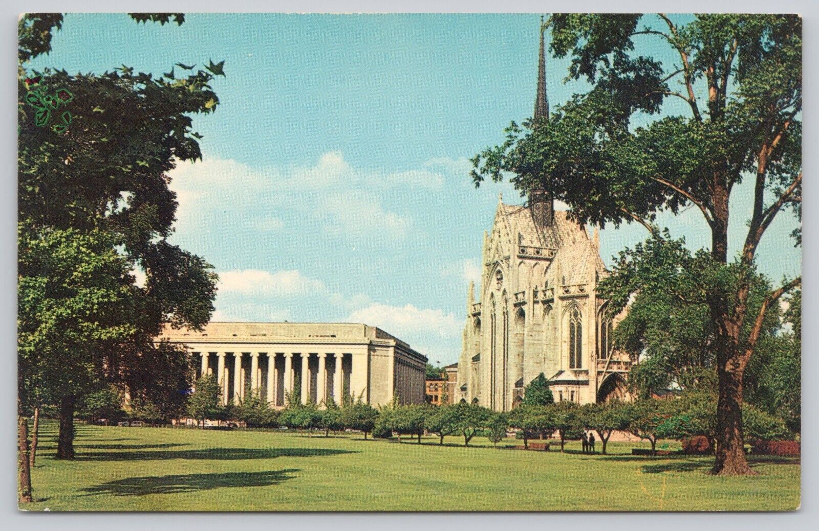 Postcard Heinz Memorial Chapel Pittsburg PA