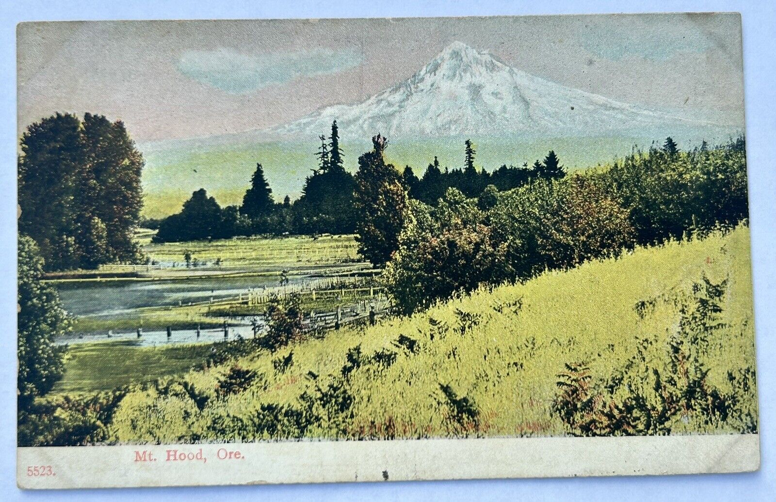 Mount Hood Oregon. OR. Vintage Postcard