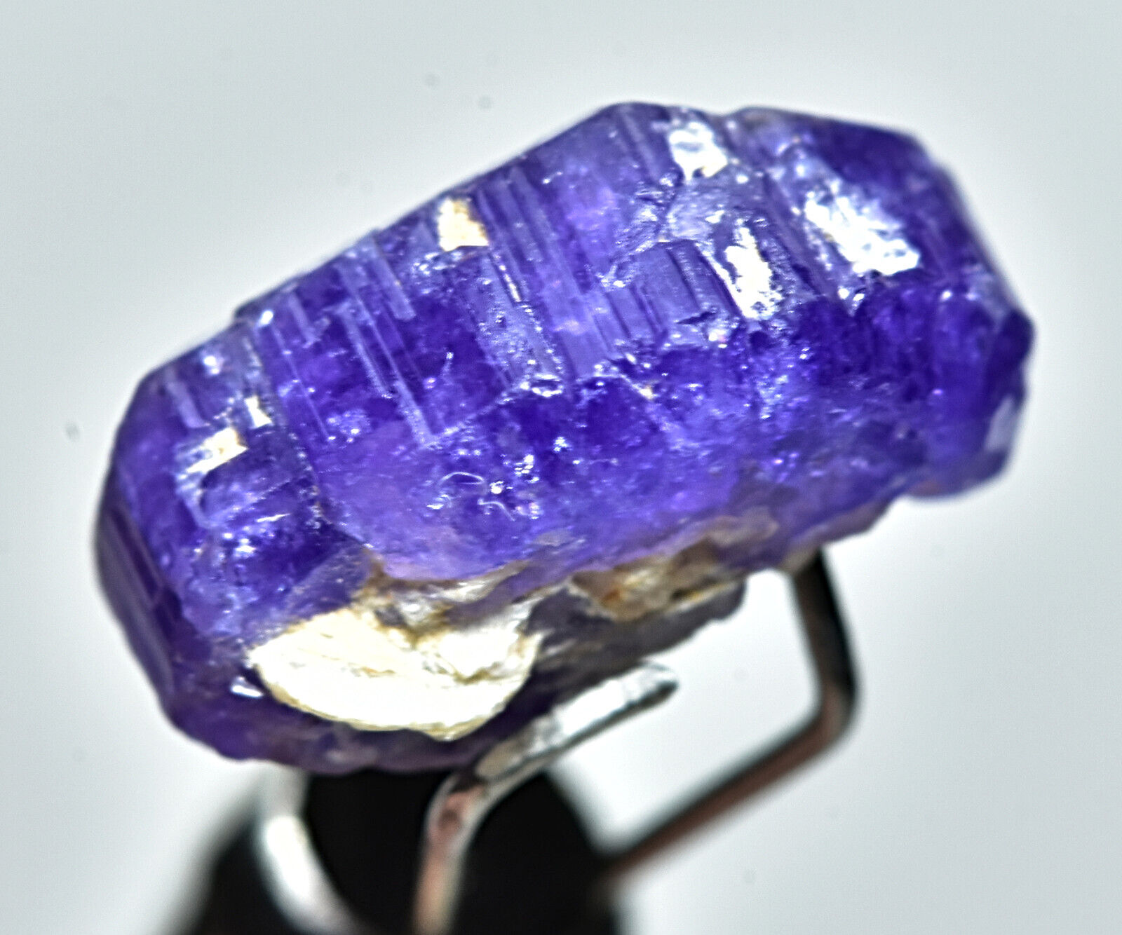 Deep Purple Apatite Crystal From Kunar Afghanistan 1.85 Carat