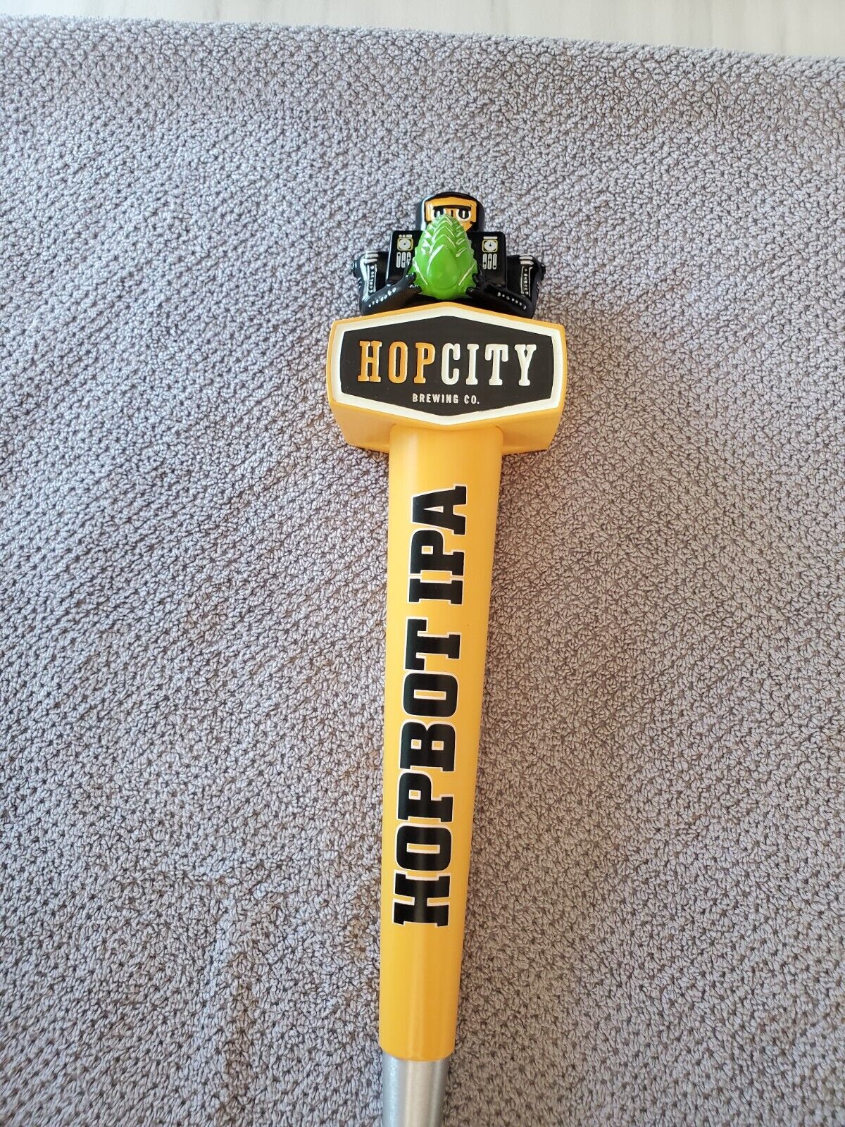 HOP CITY BREWING HOPBOT IPA INDIA PALE ALE TAP HANDLE DRAFT PULL BEER TAP0071