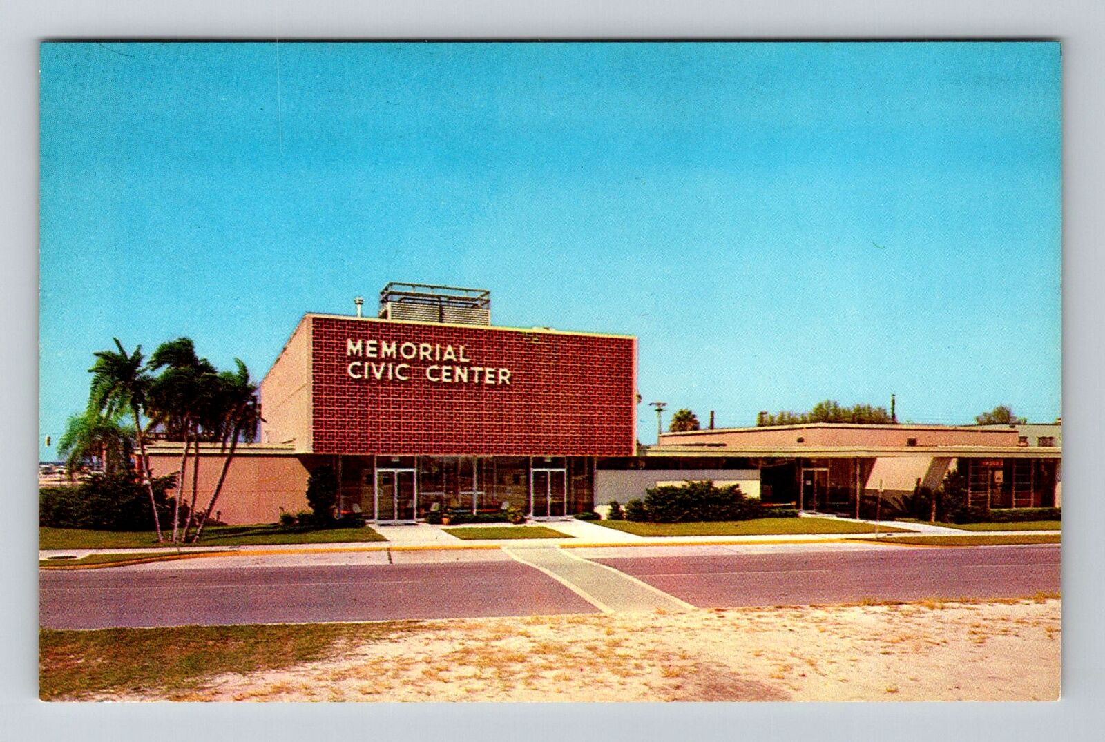 Clearwater FL-Florida, Clearwater Beach Memorial, Vintage Postcard