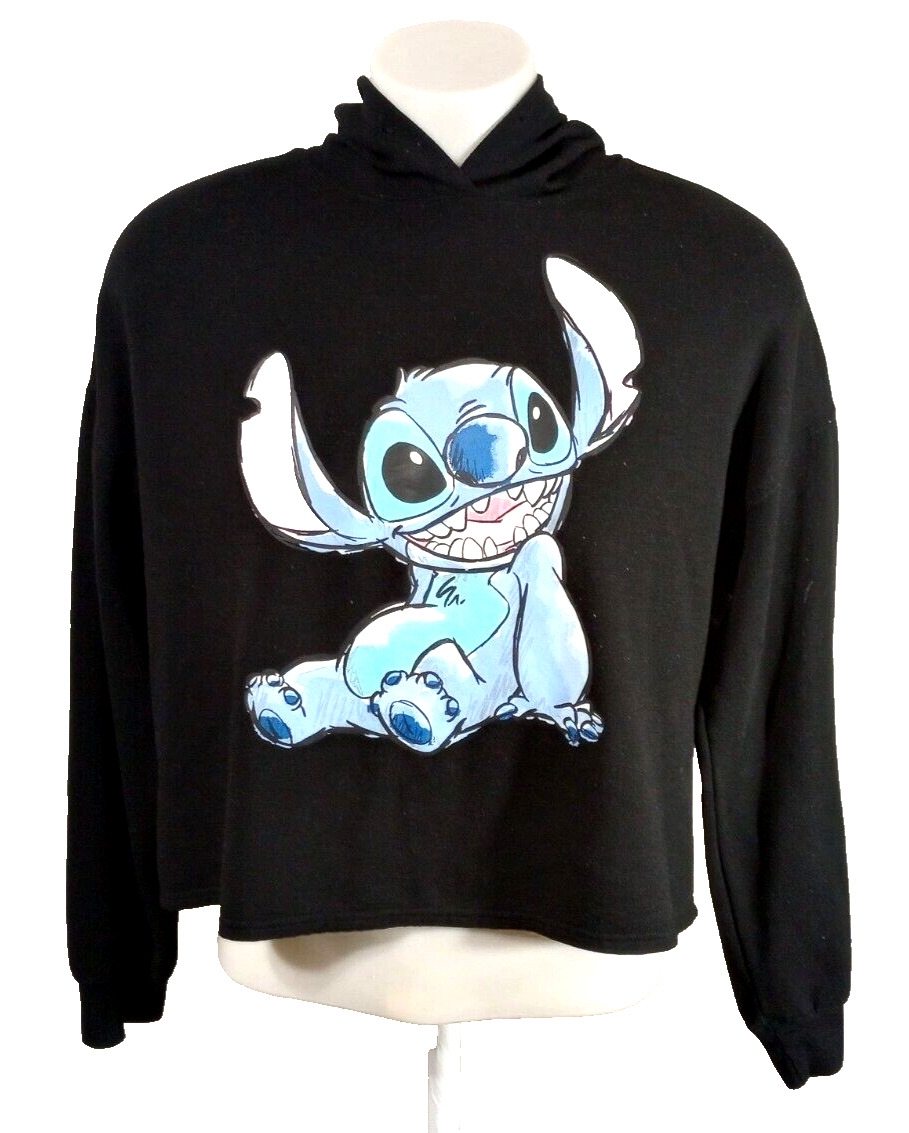 Disney Hoodie Stitch 1X The Movie Graphic Women\'s Pull Over Hooded Sweatshirt  *