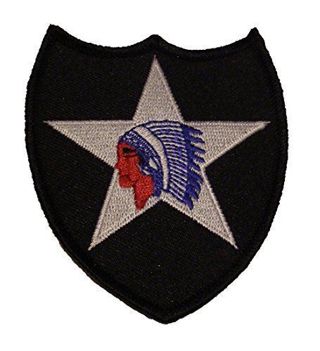 US ARMY SECOND 2ND INFANTRY DIVISION ID PATCH INDIAN HEAD SOLDIER VETERAN