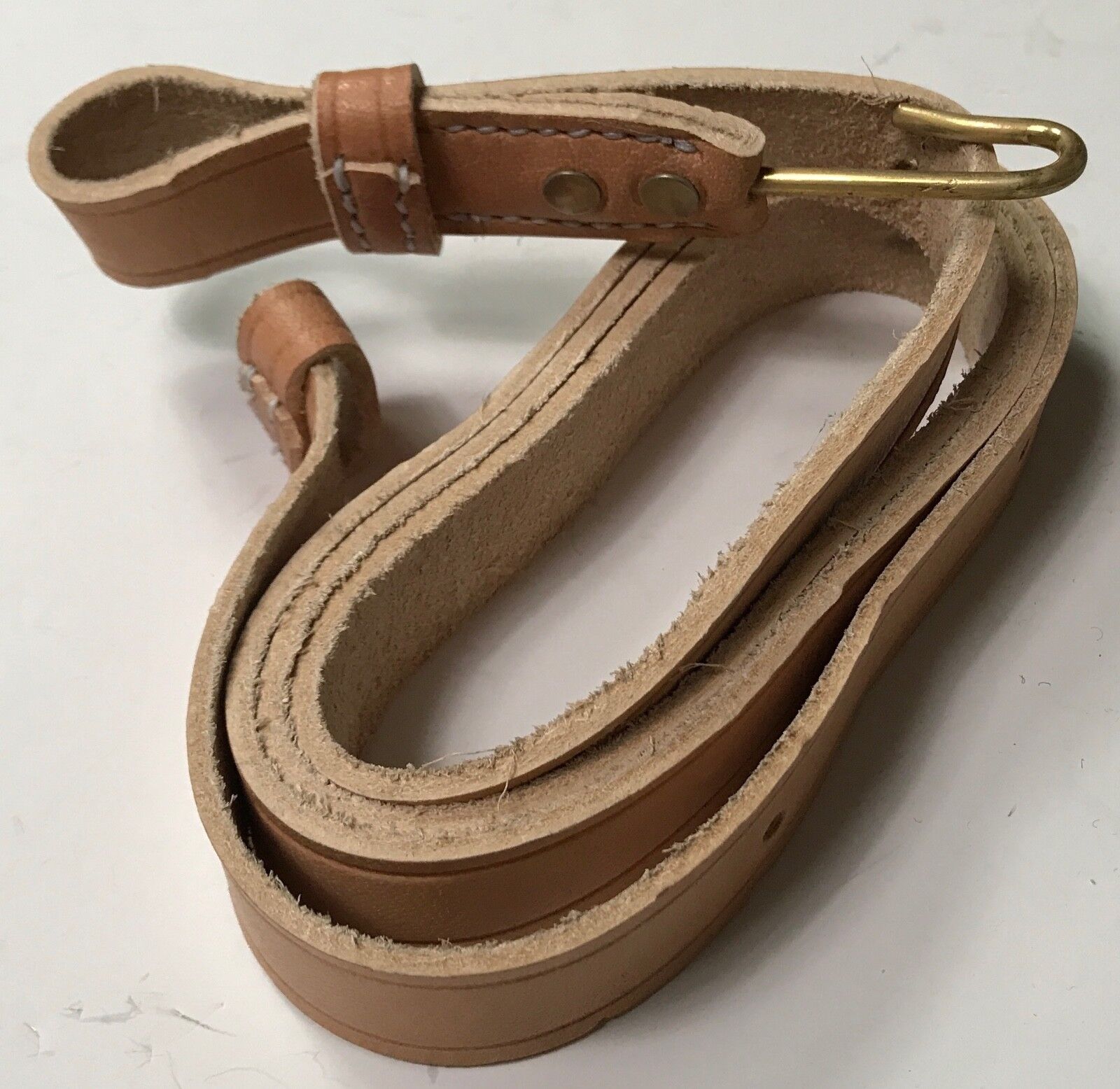 CIVIL WAR US CONFEDERATE UNION SPRINGFIELD MUSKET RIFLE SLING-NATURAL