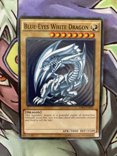 LDK2-ENK01 Blue-Eyes White Dragon Common UNL Edition Near Mint Yugioh Card