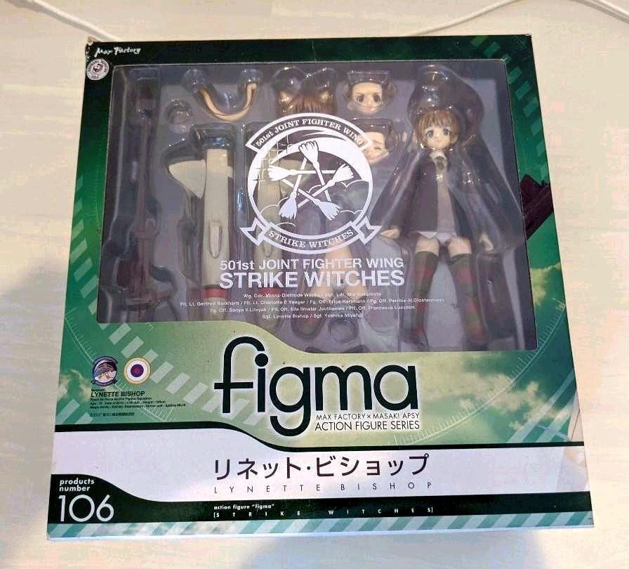 Figma Strike Witches Lynette Bishop Figure 106  Max Factory Japan Import Toy