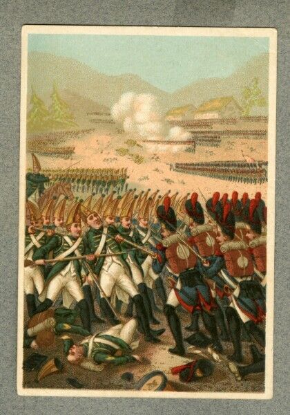 chrome history 1807 Napoleon battle EYLAU FRIEDLAND TZAR Gilbert Clarey card