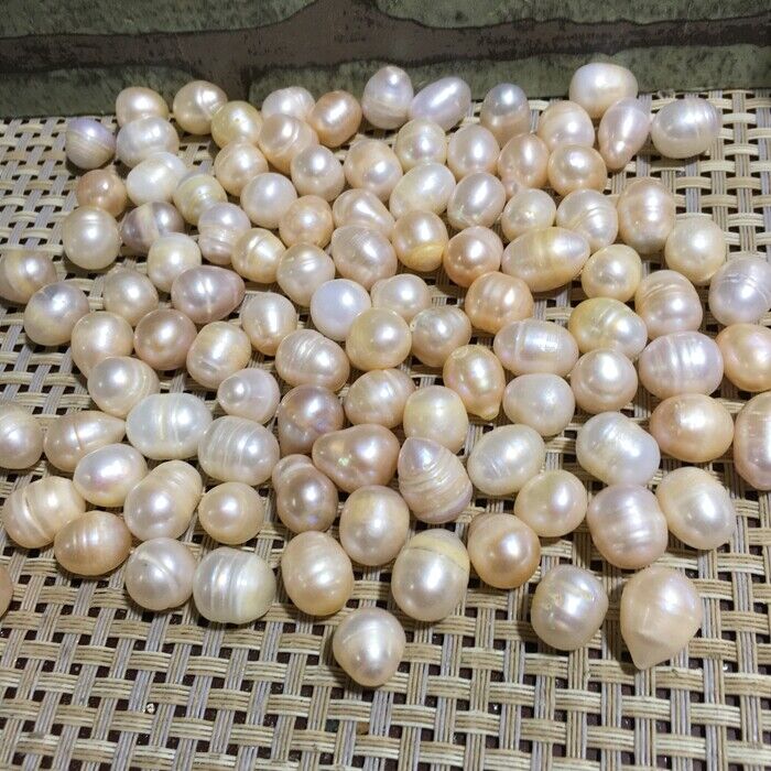 100pcs 8-14mm Natural Pearl growing in freshwater lakes of China b8640