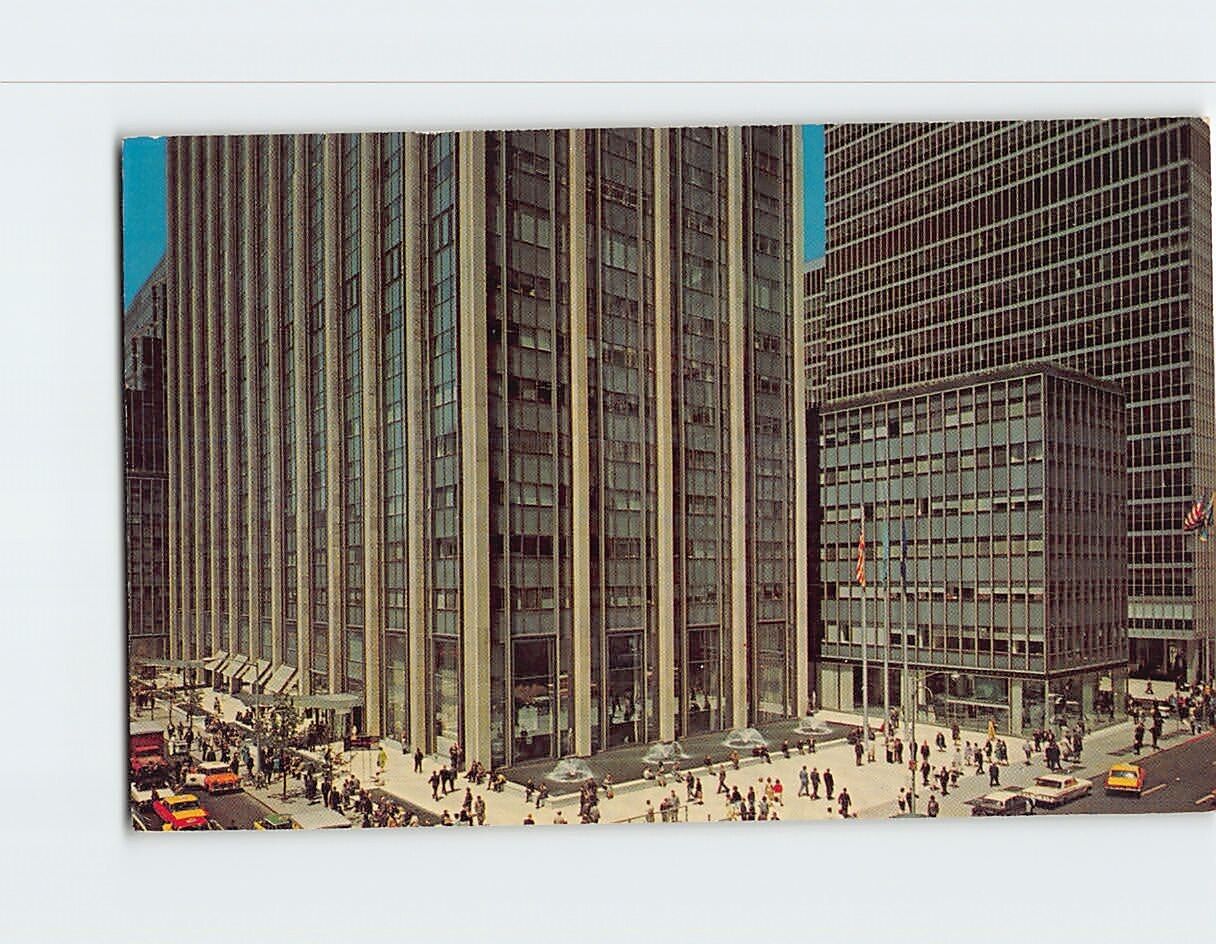 Postcard Time & Life Building New York City New York USA