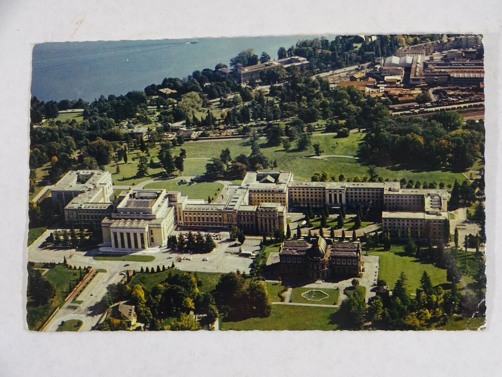 1966 Postcard Geneva Switzerland Le Palais des Nations Switzerland