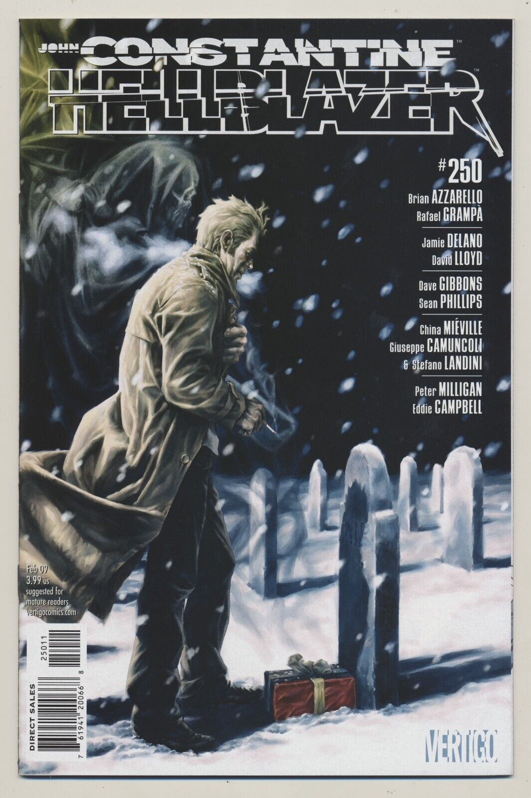 John Constantine Hellblazer # 250 Feb. 2009 Vertigo Comics FN/VF 7.0 Bag & Board
