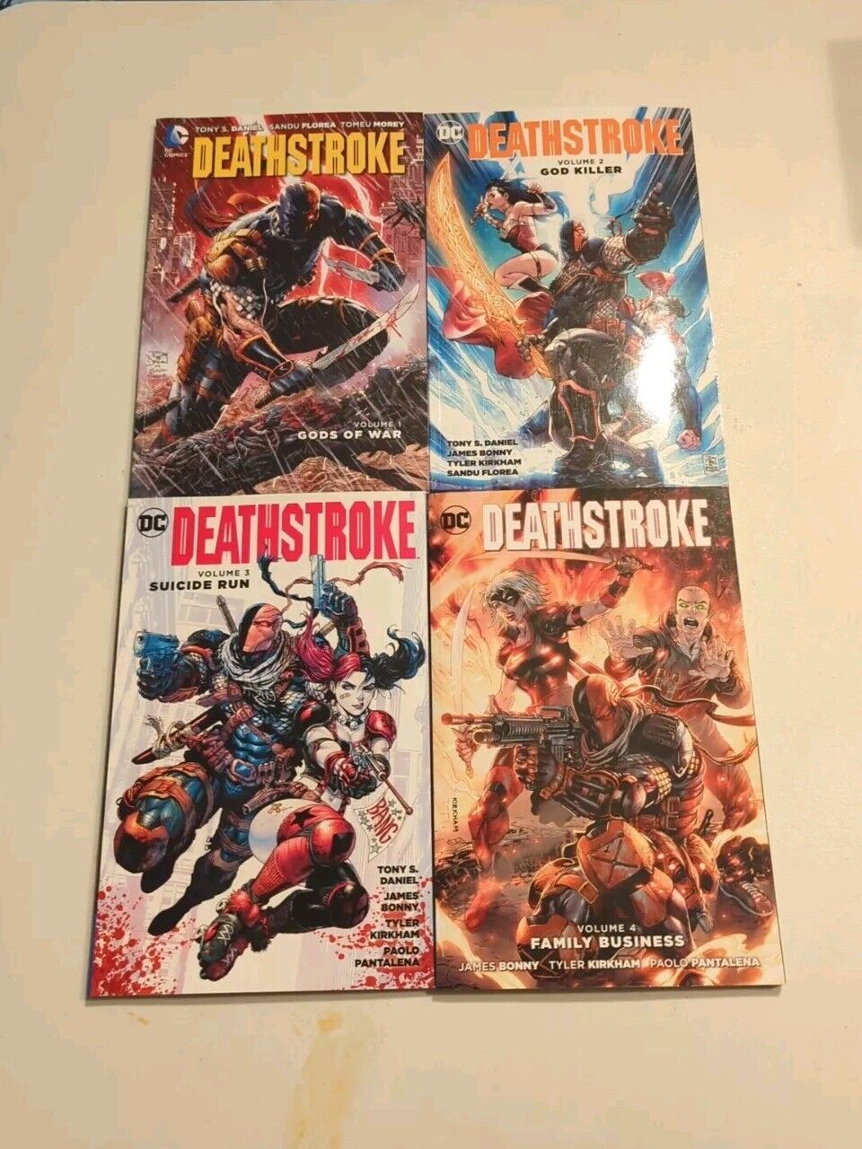 DC Comics Deathstroke TPB Set Vol 1-4 Tony S. Daniel 