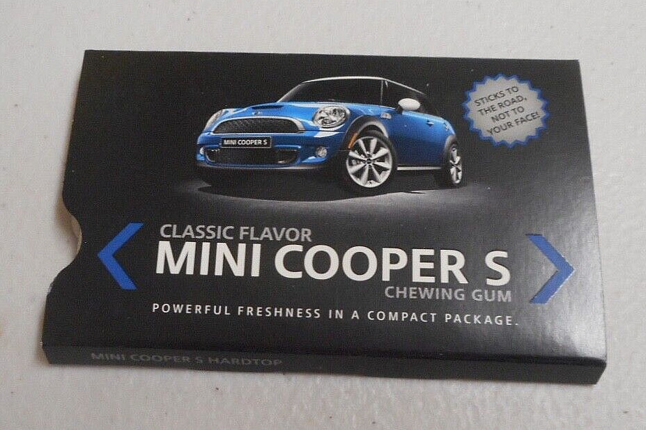 MINI Cooper S w/ Eclipse Chewing Gum-Mint in Package