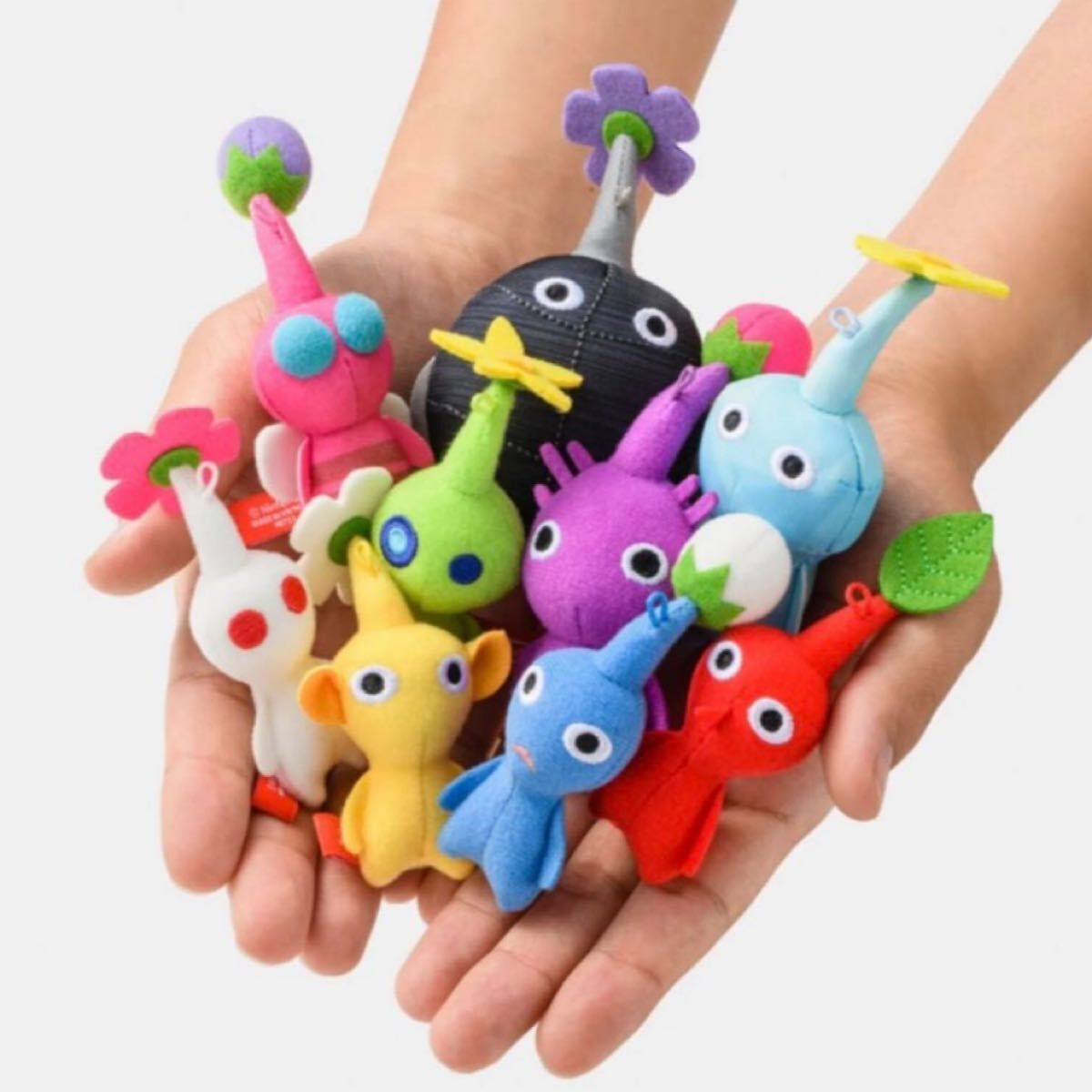 Pikmin Mascot Plush Keychain Complete Set of 9 Nintendo Japan New with tag F/S