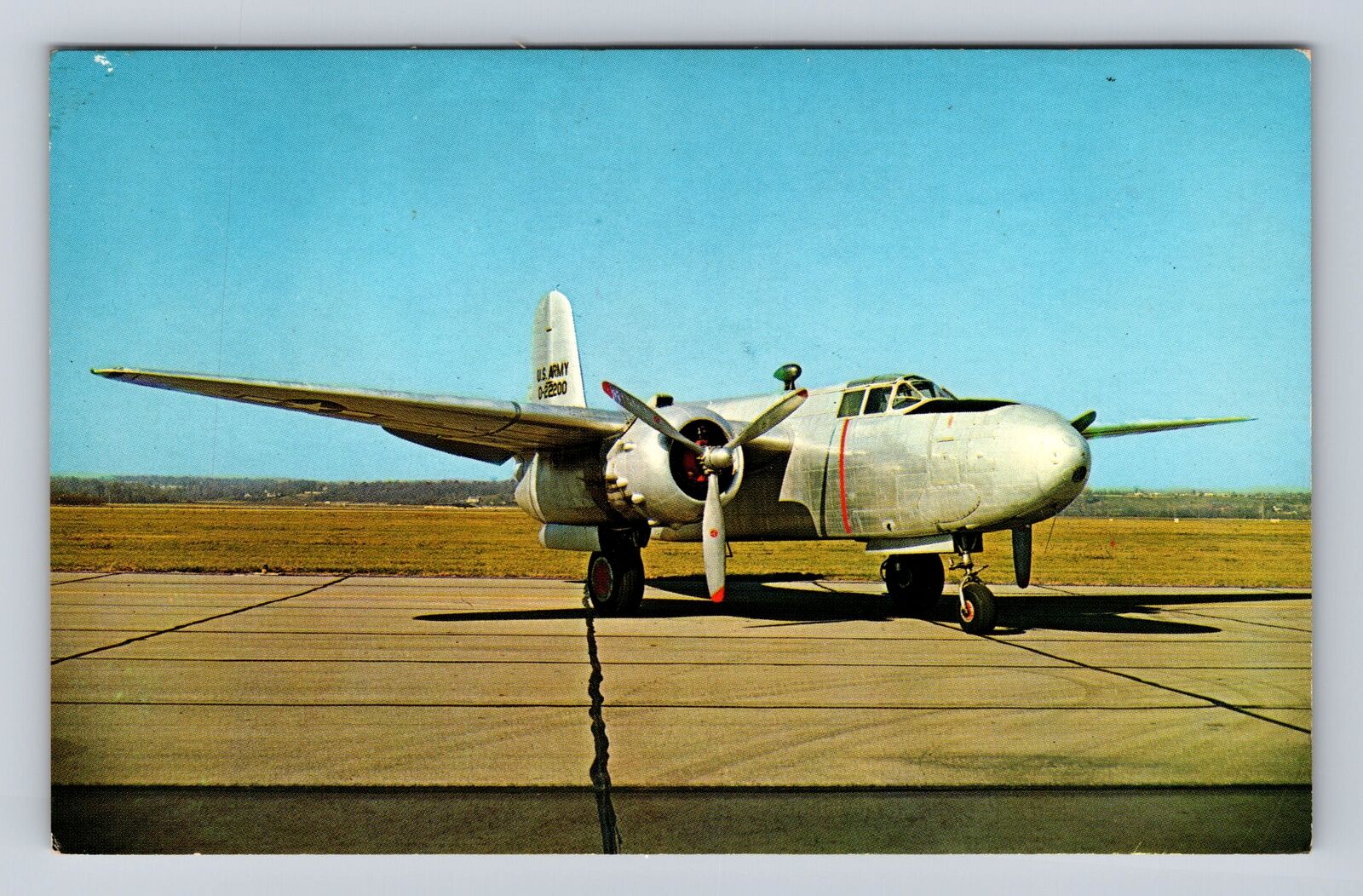 Dayton OH-Ohio, Douglas A-20G Havoc Attack Bomber, AF Museum Vintage Postcard