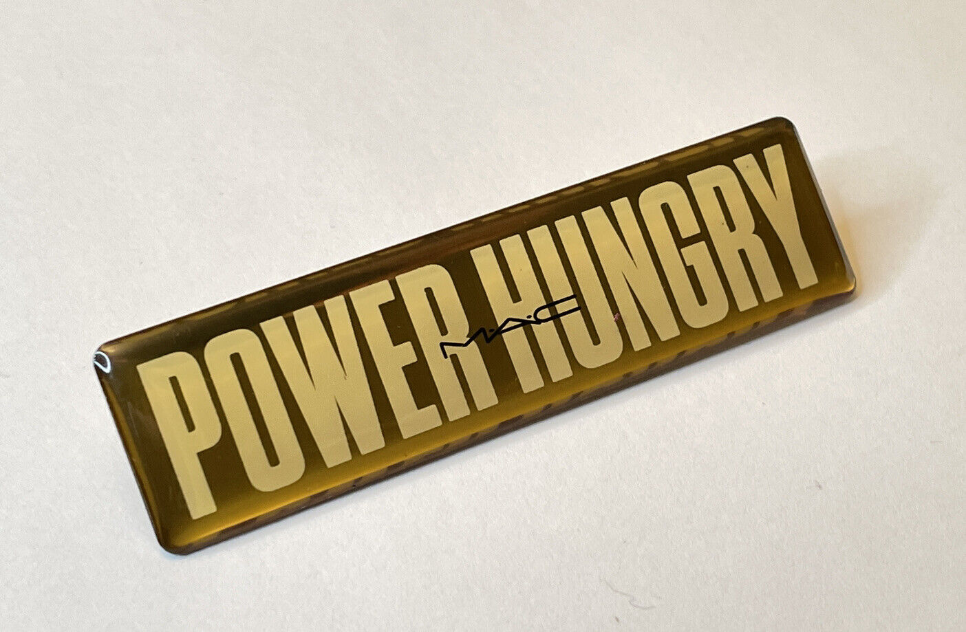 MAC Cosmetics Power Hungry Pin - In- Store Promo Badge Brooch