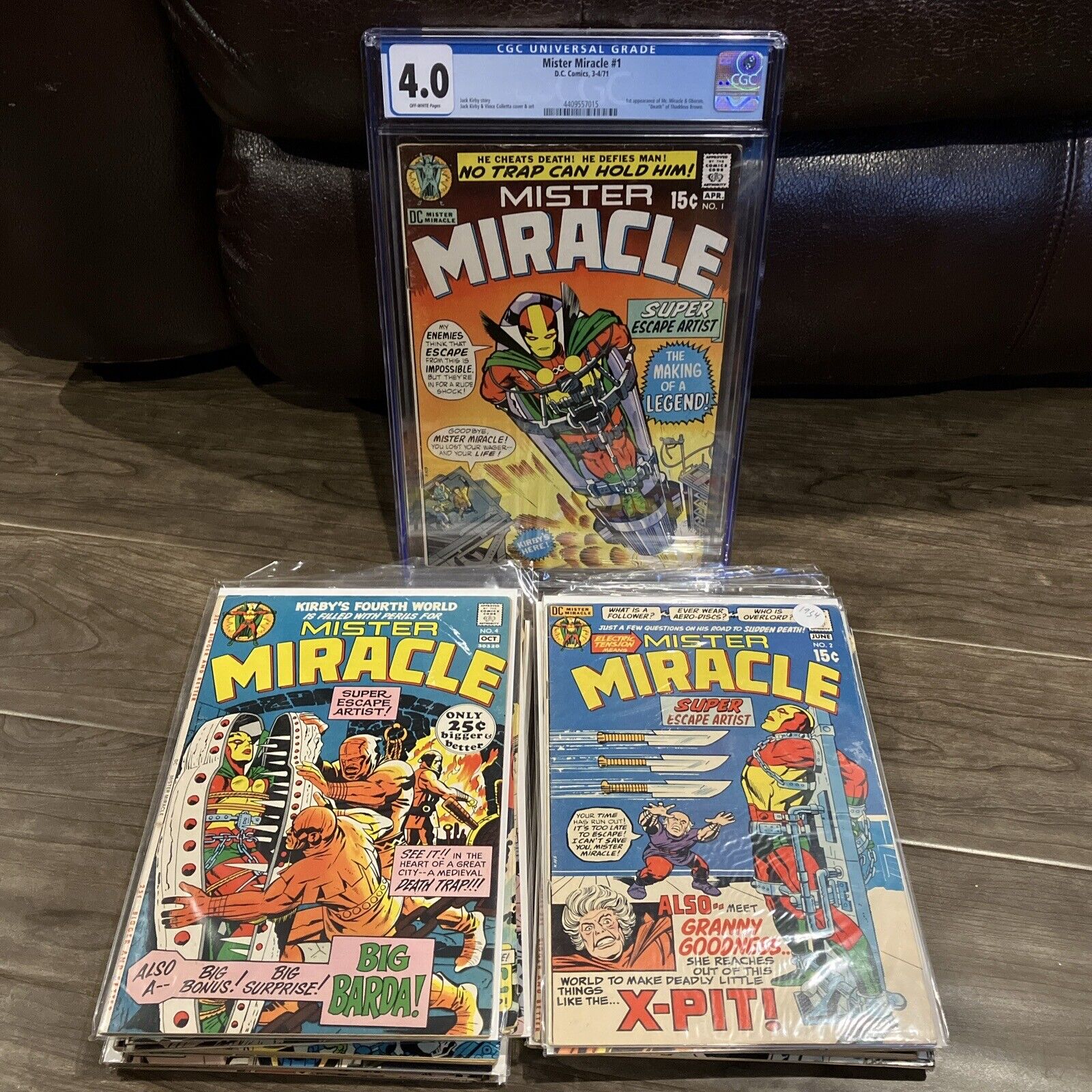 Mister Miracle 1-25 Complete Set Lot Jack Kirby 1st Appearance Big Barda CGC