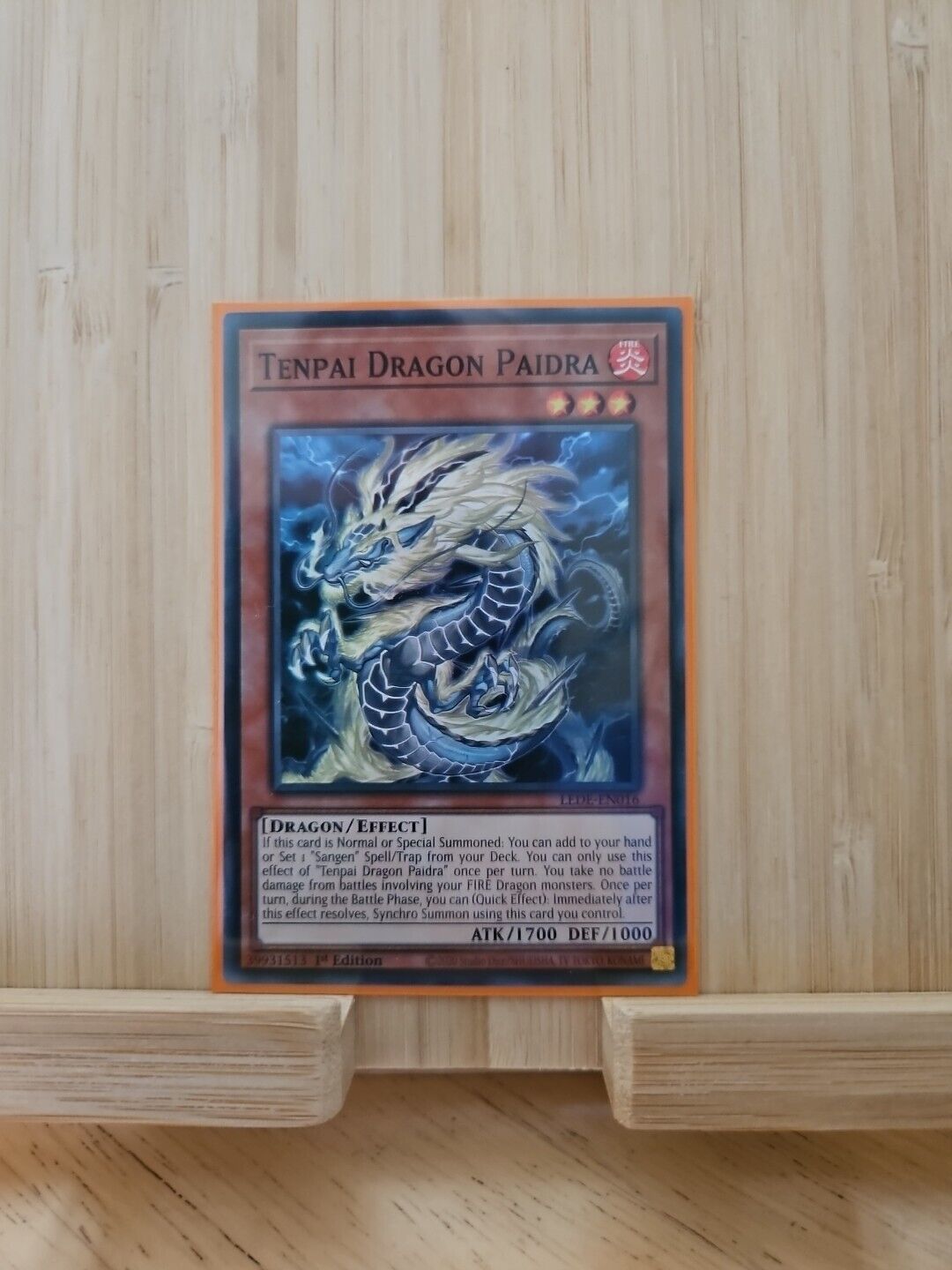 LEDE-EN016 Tenpai Dragon Paidra : Super Rare Card : 1st Edition YuGiOh TCG