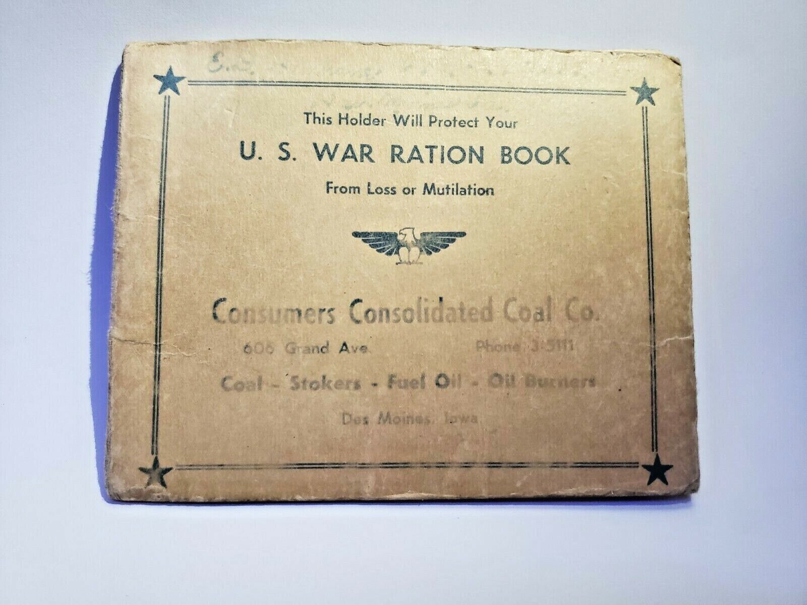1942 War Ration Books with Stamps