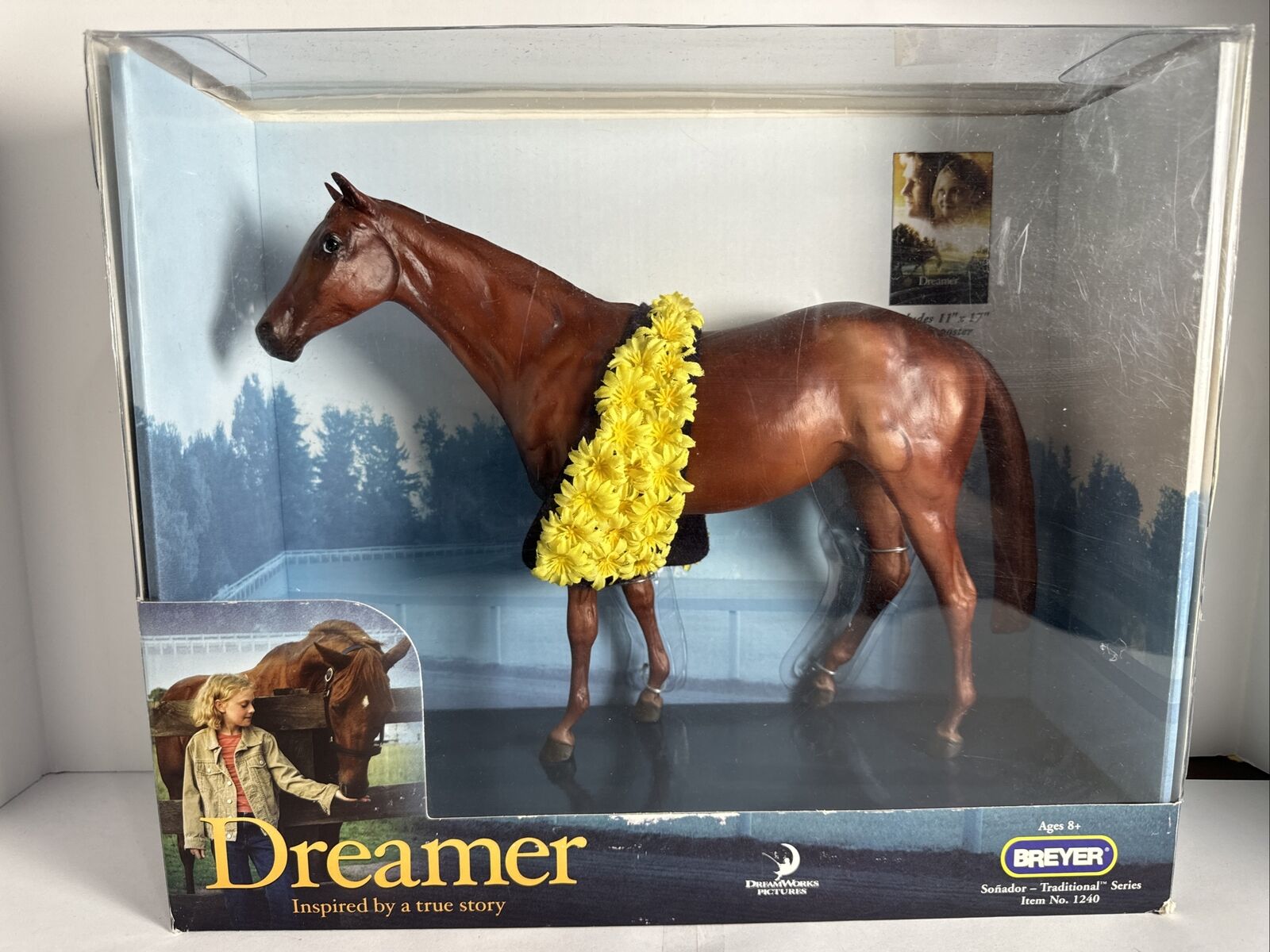 Dreamer Breyer Horse Sonador Traditional Series 1240 Year 2005 With Box & Poster