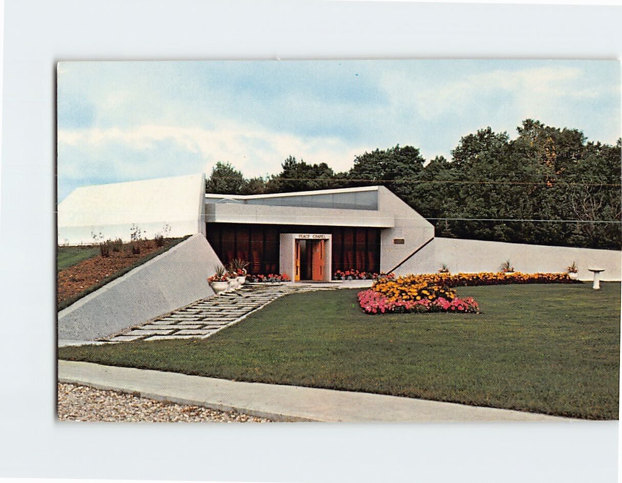 Postcard Peace Chapel International Peace Garden