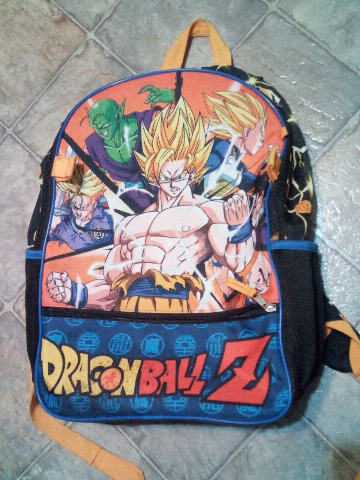 Dragon Ball Z Back Pack Goku School, Bookbag Back To School Great Condition 