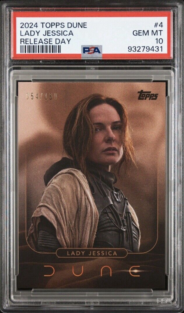 2024 Topps Dune Release Day Exclusive #4 Lady Jessica #54/150 PSA 10 Gem Mint