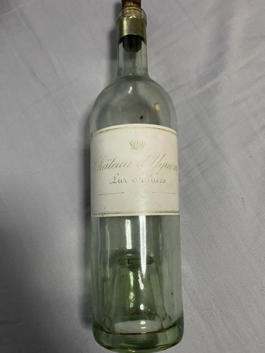 Chateau D\'Yquem 1908 Empty Bottle