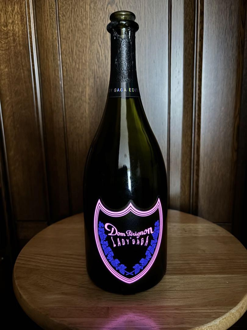 Dom Perignon x Lady Gaga Luminous Rose Empty Bottle, size 750ml