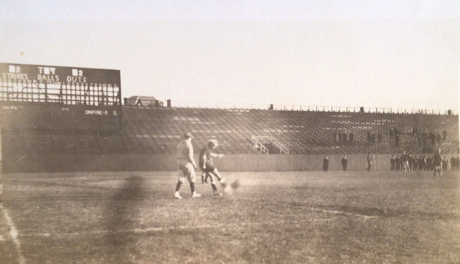 1910’s Elmhurst College Stadium Illinois School Boys Soccer Team PHOTO RPPC