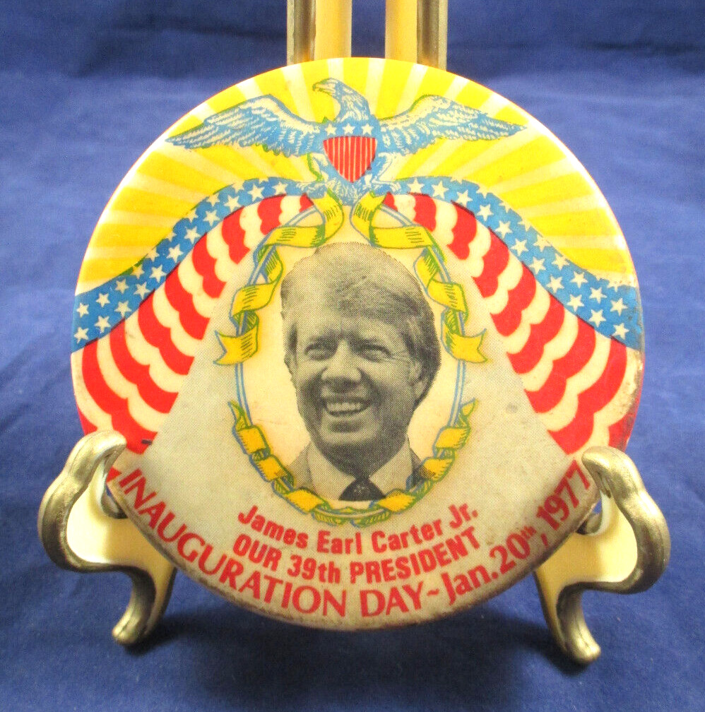 Inauguration Day 1977 Jimmy Carter President Political Pin Button Pinback