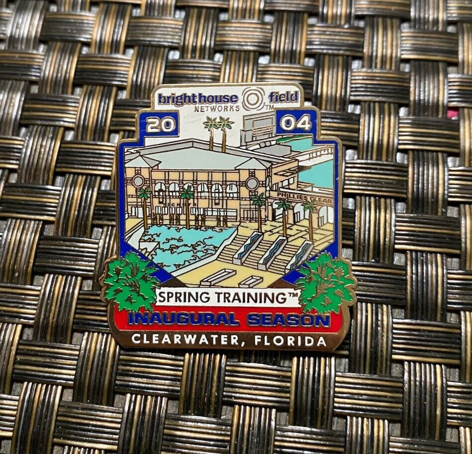 2004 SPRING TRAINING CLEARWATER FLORIDA INAUGURAL SEASON BRIGHT HOUSE FIELD PIN