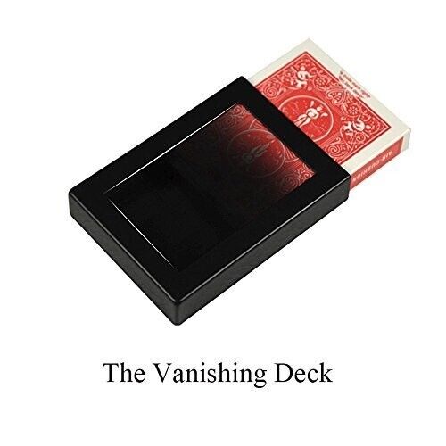 Vanishing Deck Gimmick Disappearing Appearing Cards Case Illusion Magic Trick