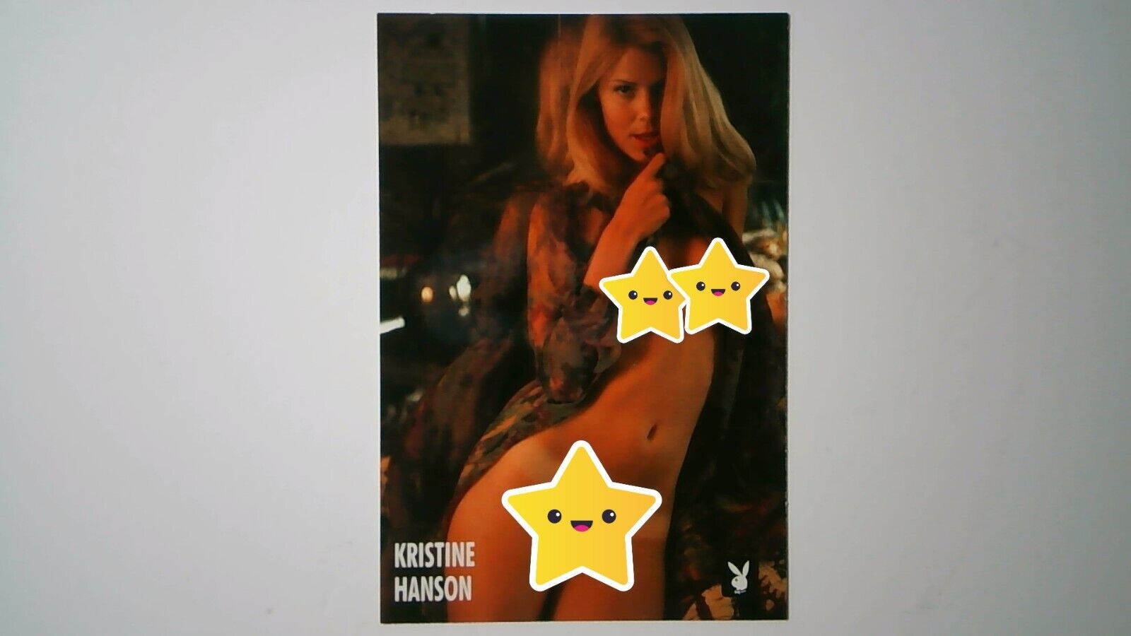 1997 Playboy Centerfold Collector Card September 1974 #62 Kristine Hanson