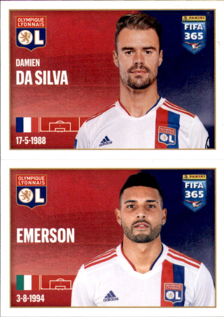 Panini FIFA 365 2022 Collectible Sticker No. 155 Damien Da Silva / Emerson